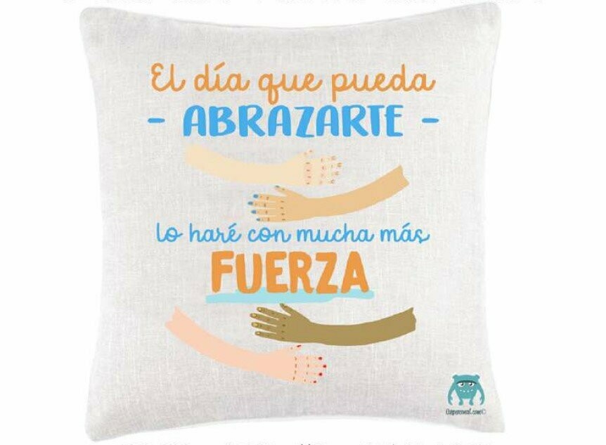 COJIN  ABRAZARTE CON FUERZA