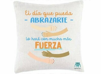 COJIN  ABRAZARTE CON FUERZA