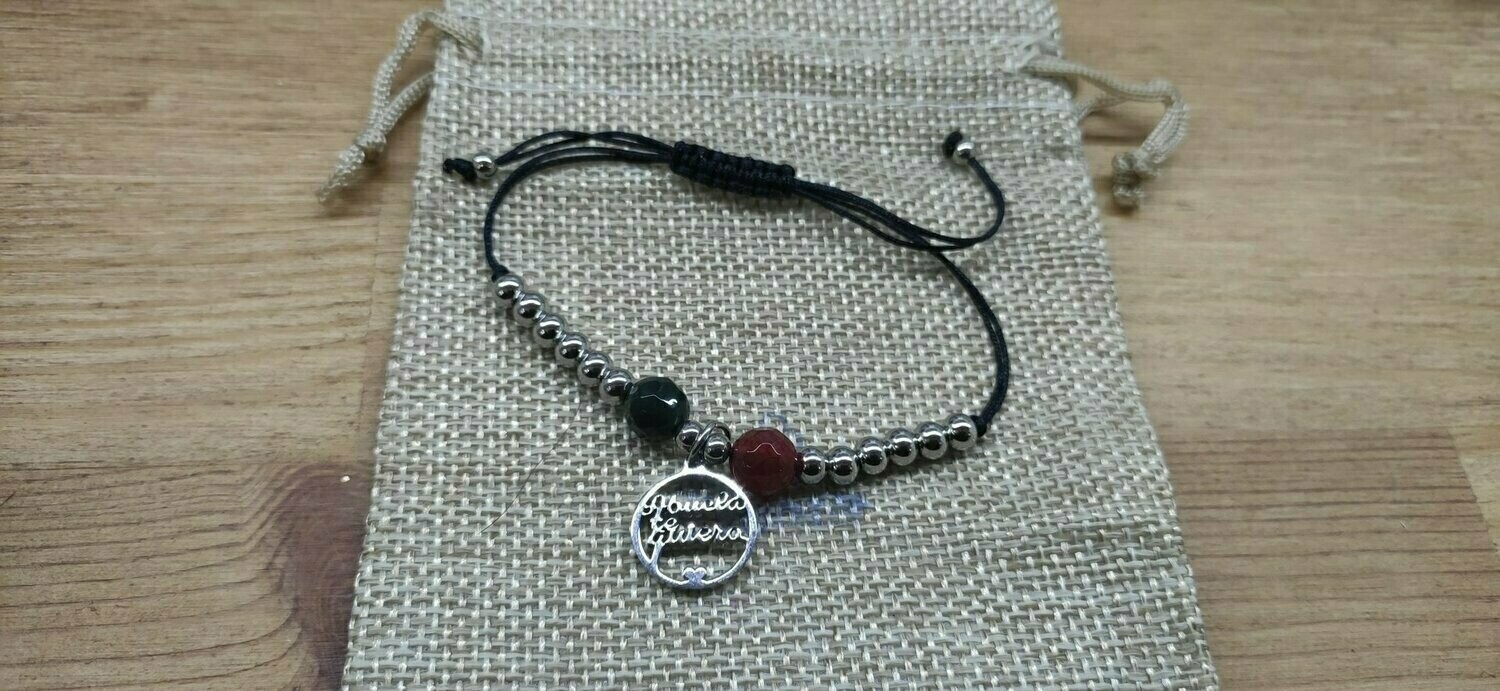 PULSERA ACERO "ABUELA TE QUIERO"