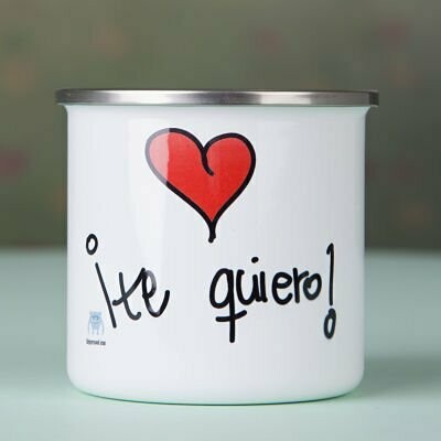 Taza vintage te quiero