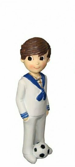 FIGURA PASTEL COMUNIÓN NIÑO FUTBOL