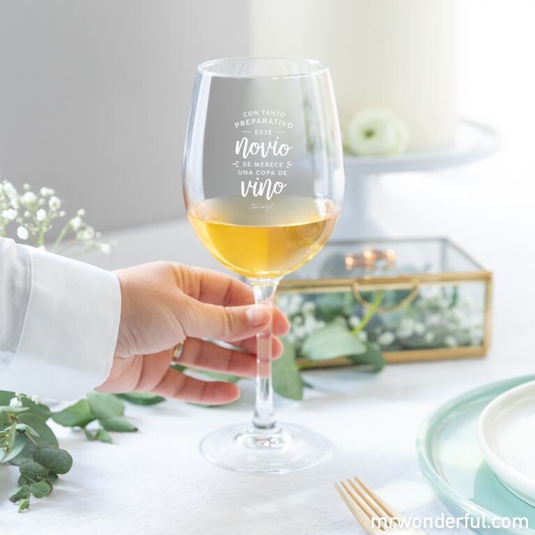 COPA DE VINO NOVIO