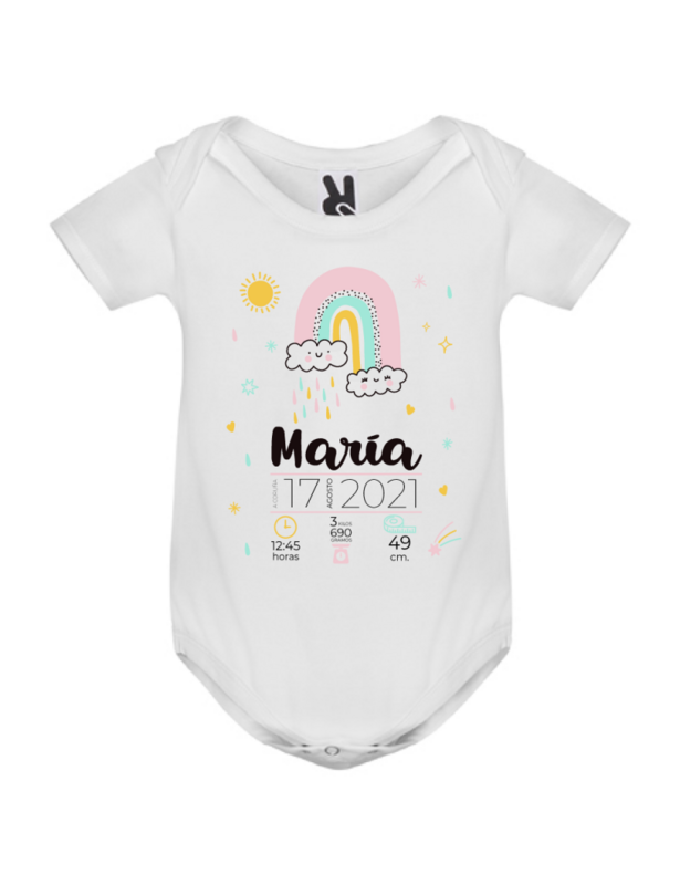 BODY MANGA CORTA BEBE DATOS