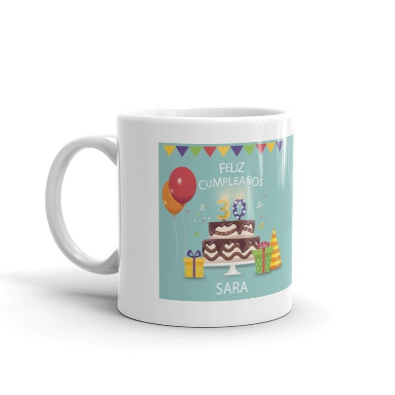 TAZA CUMPLEAÑOS PERSONALIZADA