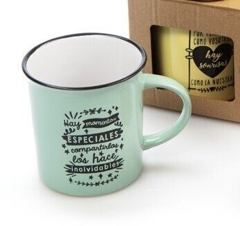 TAZA GRACIAS, Color: Azul