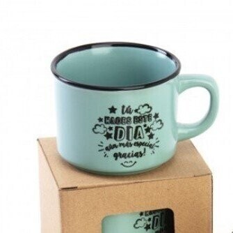 TAZA FRASES AGRADECIMIENTO, Color: Azul