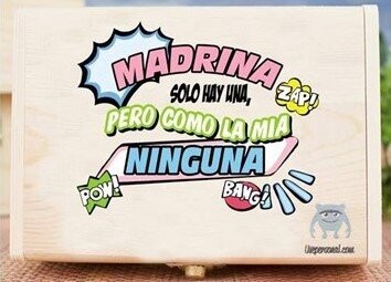 CAJA MADERA MADRINA