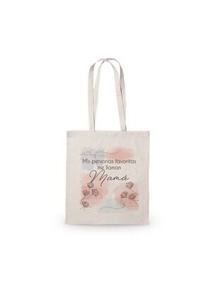 BOLSA TOTE BAG MIS PERSONAS FAVORITAS ME LLAMAN MAMA