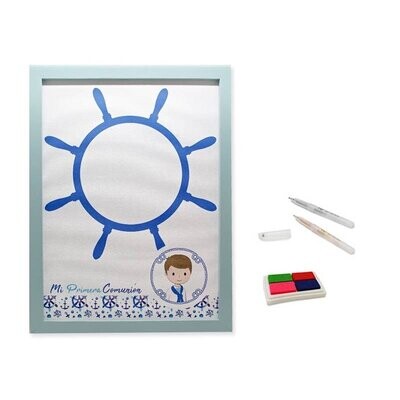 LIENZO HUELLAS PRIMERA COMUNION