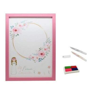 LIENZO HUELLAS PRIMERA COMUNION