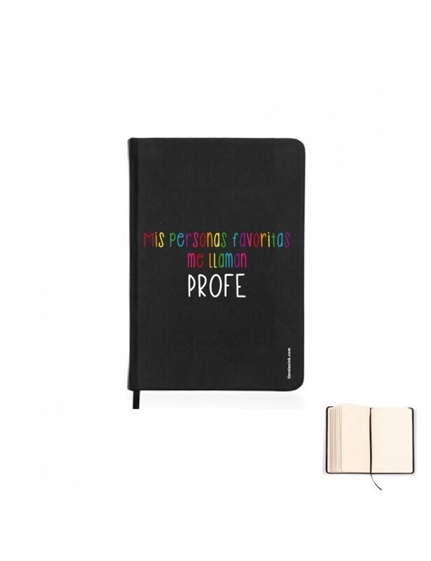 LIBRETA A5 MIS PERSONAS FAVORITAS ME LLAMAN PROFE