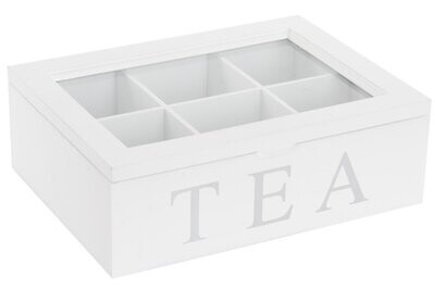 CAJA INFUSIONES CRISTAL BLANCO