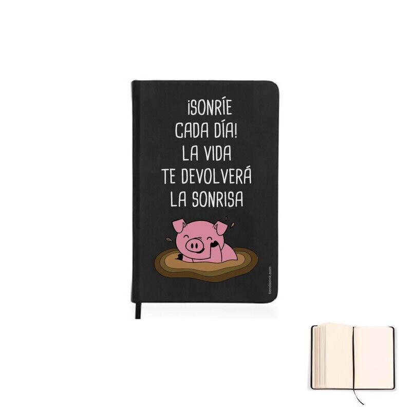 LIBRETA A6 SONRIE CADA DIA