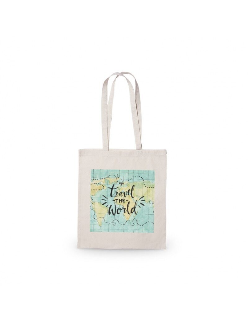 BOLSA TOTE BAG TRAVEL THE WORLD