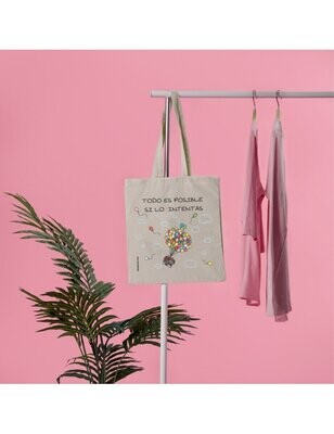 BOLSA TOTE BAG TODO ES POSIBLE