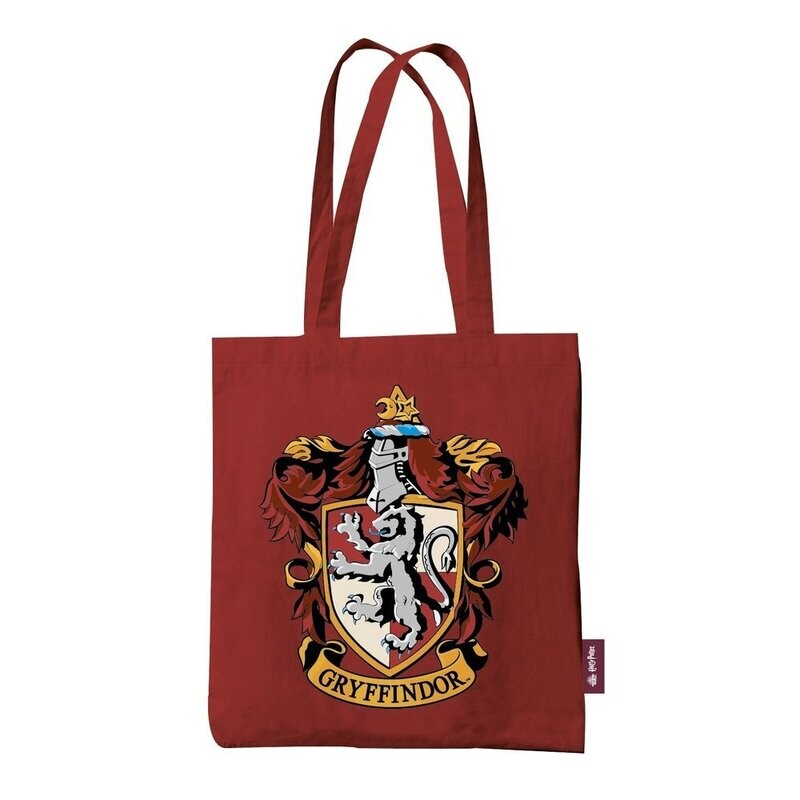 BOLSA DE TELA SHOPPER HARRY POTTER GRYFFINDOR ESCUDO