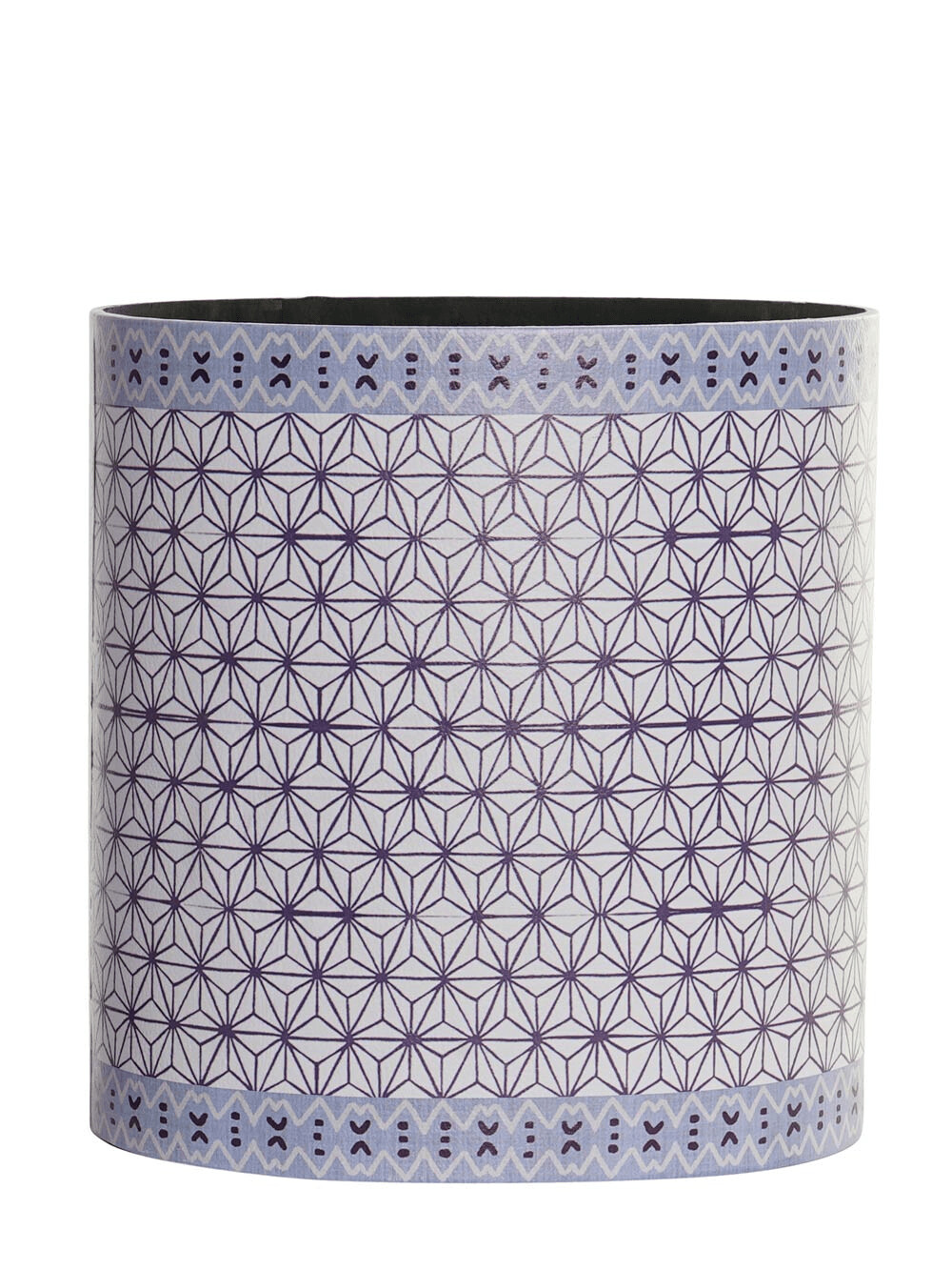 PAPELERA LIENZO MADERA AZUL, Modelo: Mediano