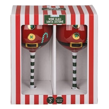 PACK COPAS VINO PAPA NOEL