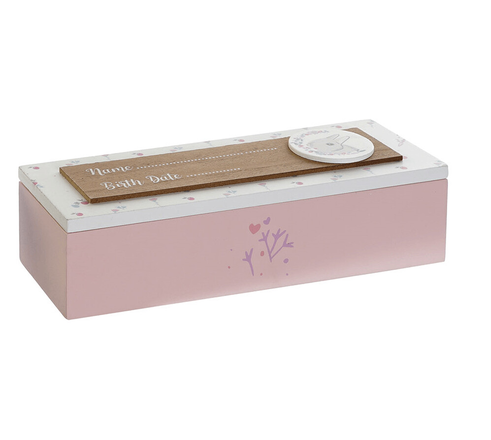 CAJA MDF CONEJO, Modelo: Rosa