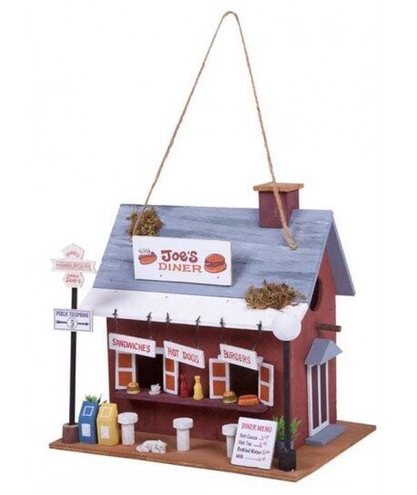 CASITA MADERA BIRDHOUSE JOES DINNER