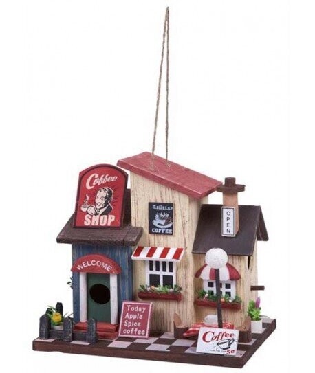 CASITA MADERA BIRDHOUSE COFFEE SHOP