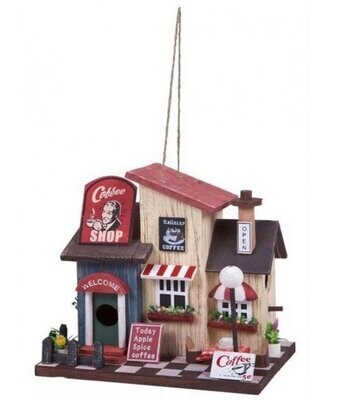 CASITA MADERA BIRDHOUSE COFFEE SHOP