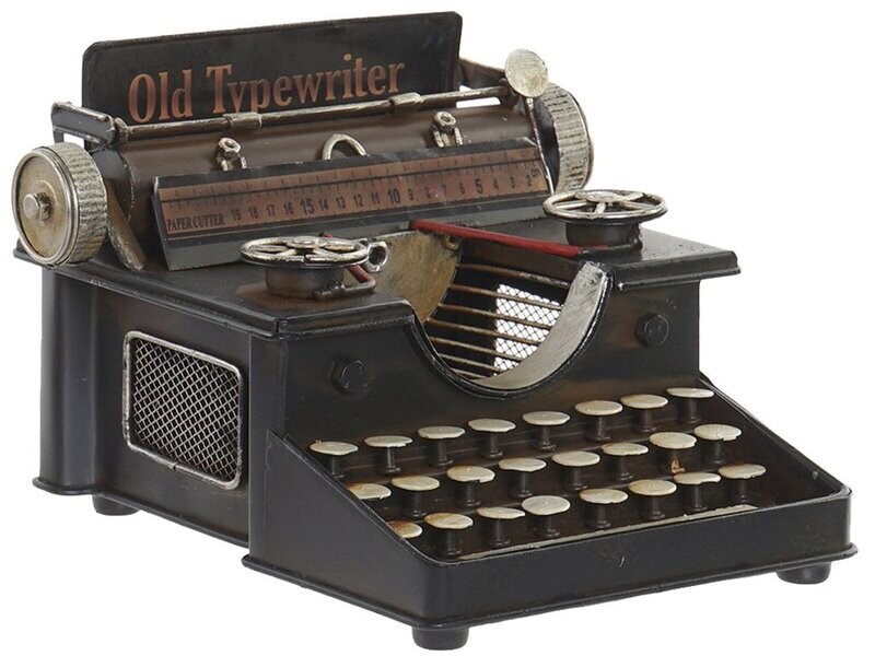 MAQUINA DE ESCRIBIR RETRO METAL