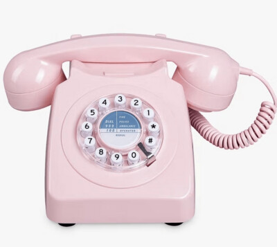 Retro 746 Telefono rosa