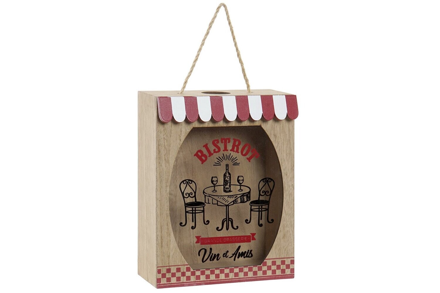 CAJA MDF CRISTAL 17,5X7X22 TAPONES VINO NATURAL