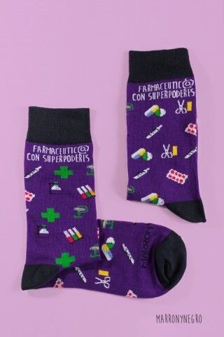 CALCETINES FARMACEUTIC@ CON SUPERPODERES