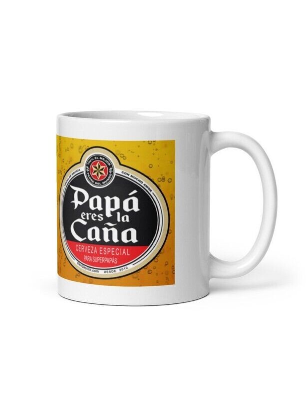TAZA PAPA ERES LA CAÑA PERSONALIZADA