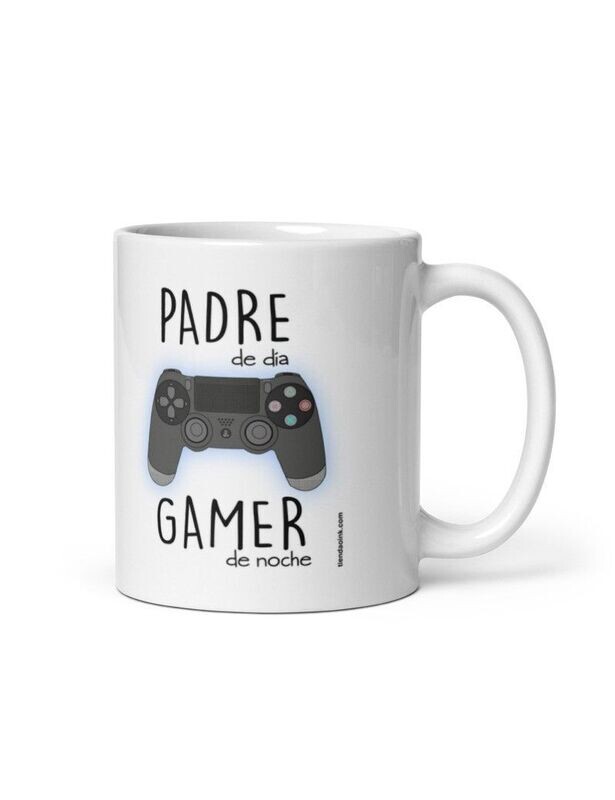 TAZA PADRE GAMER PERSONALIZADA