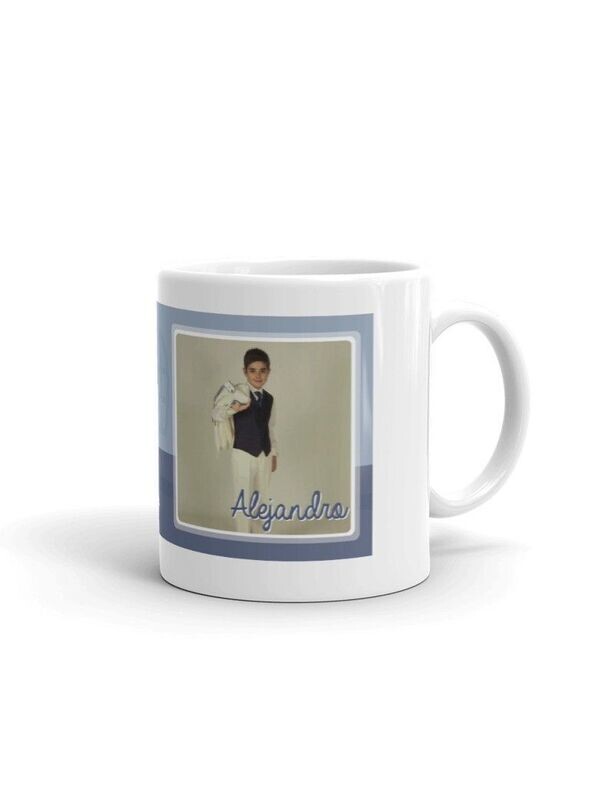 TAZA COMUNION PERSONALIZADA FOTO