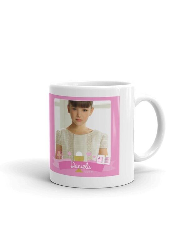 TAZA COMUNION PERSONALIZADA FOTO