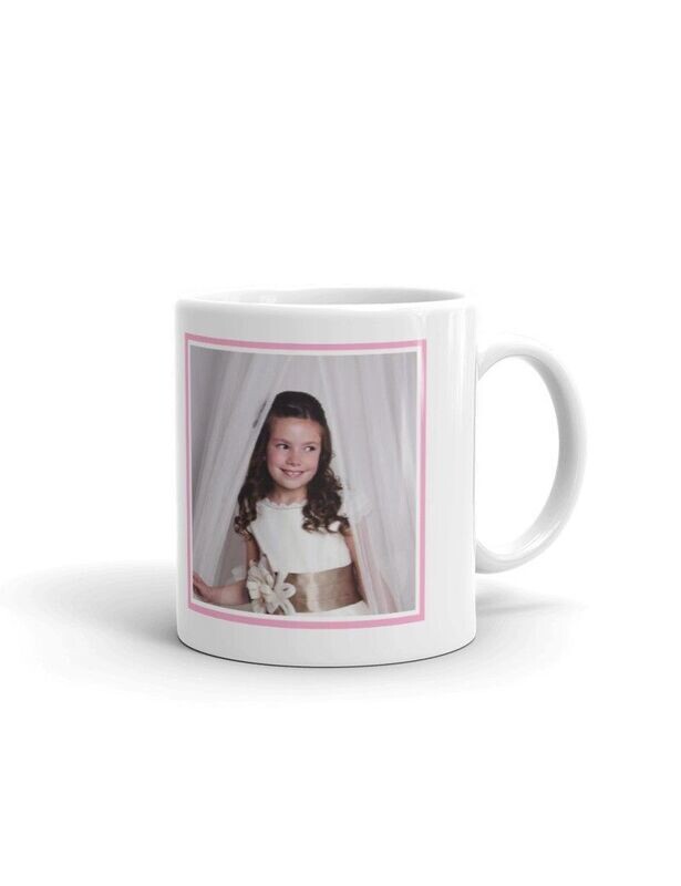 TAZA COMUNION PERSONALIZADA FOTO