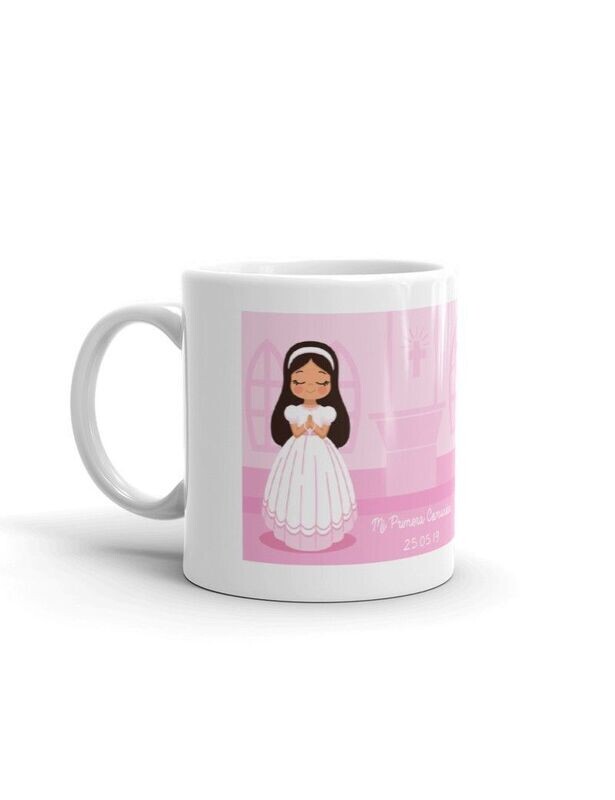 TAZA COMUNION PERSONALIZADA NOMBRE Y FECHA