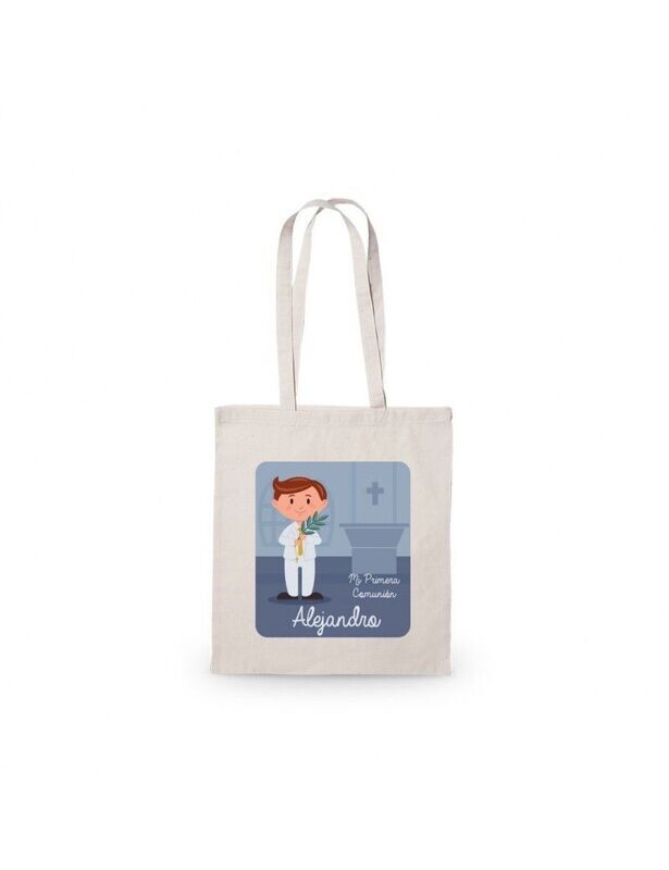 BOLSA ALGODON TOTE BAG COMUNION NIÑO