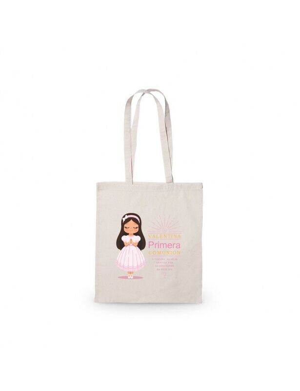 BOLSA ALGODON TOTE BAG COMUNION NIÑA