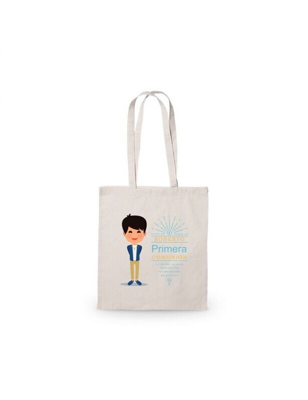 BOLSA ALGODON TOTE BAG COMUNION NIÑO