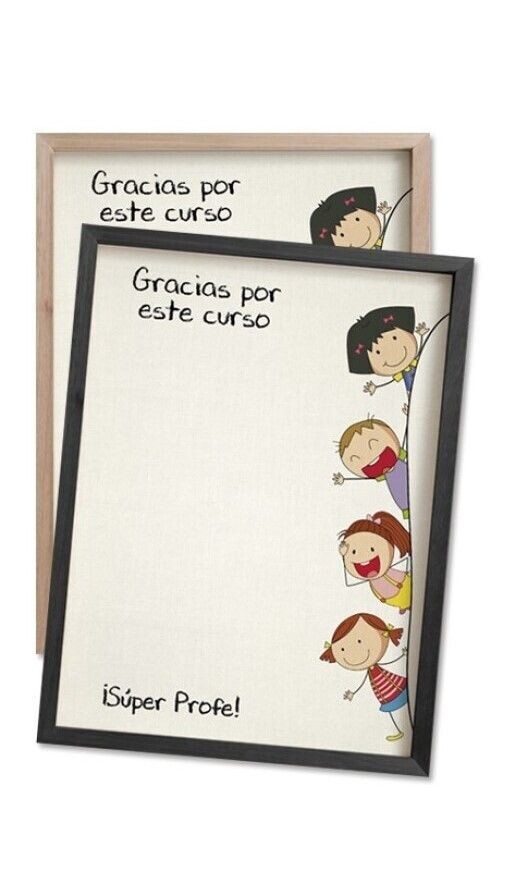 LIENZO FIRMAS PROFESORES, Modelo: Gracias por este curso, Color: Negro