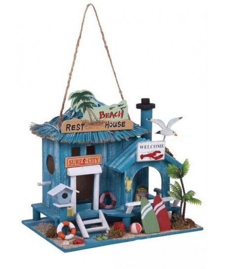 CASITA MADERA BIRDHOUSE REST BEACH