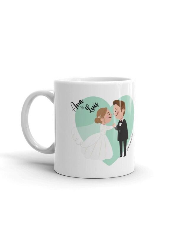TAZA BODA MIRADA PERSONALIZADA