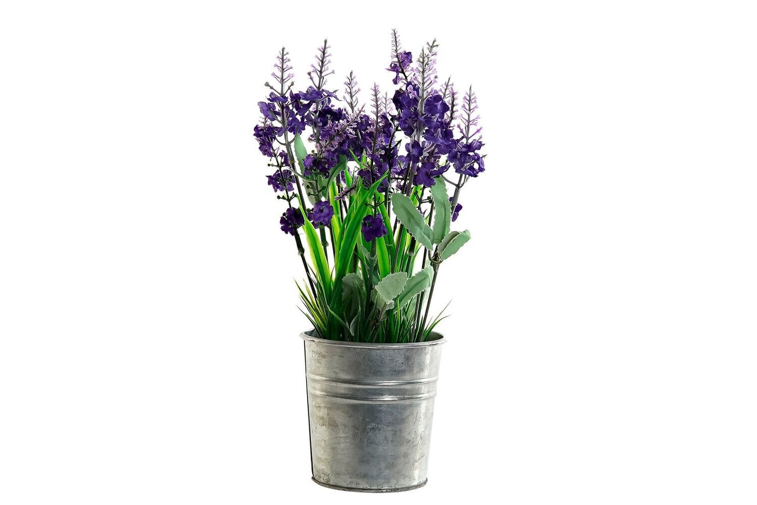 MACETA METAL LAVANDA LILA