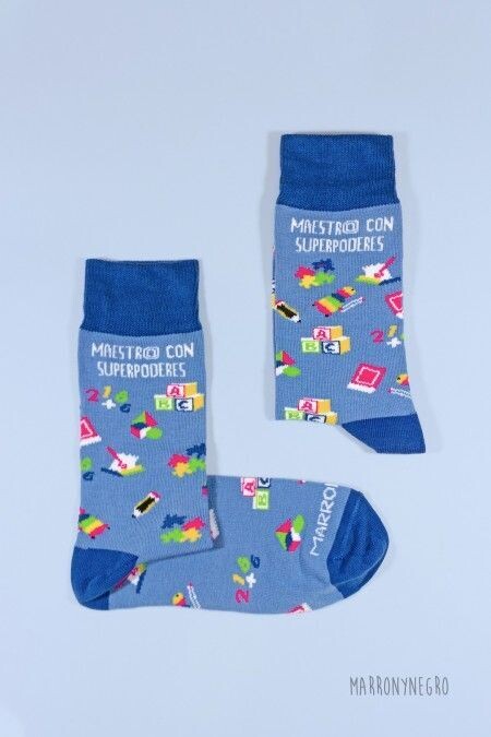 CALCETINES MAESTR@ CON SUPERPODERES