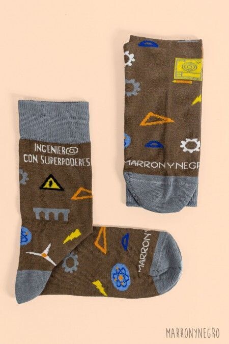 CALCETINES INGENIER@ CON SUPERPODERES