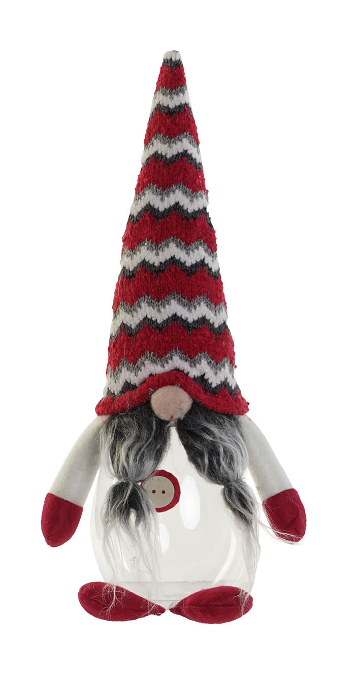 FIGURA POLIESTER NAVIDAD, COLOR: Roja