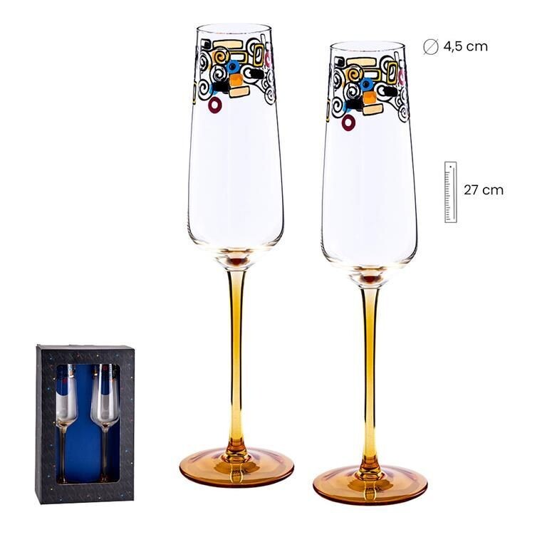 SET 2 COPAS CAVA KLIMT