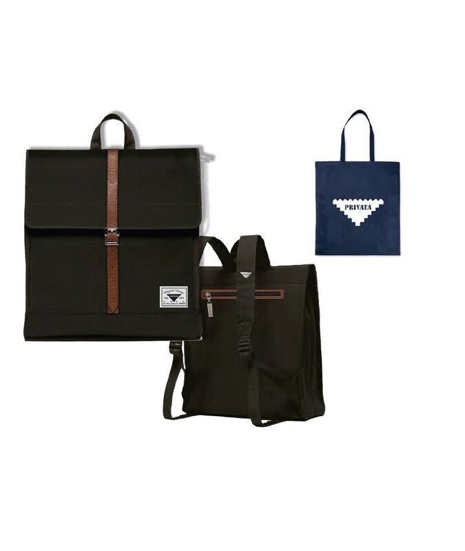 MOCHILA URBAN PRIVATA COLOR NEGRO