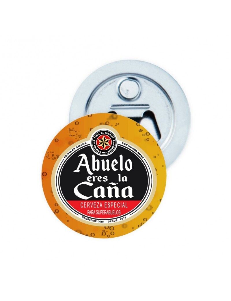 ABREBOTELLAS  IMAN ABUELO ERES LA CAÑA