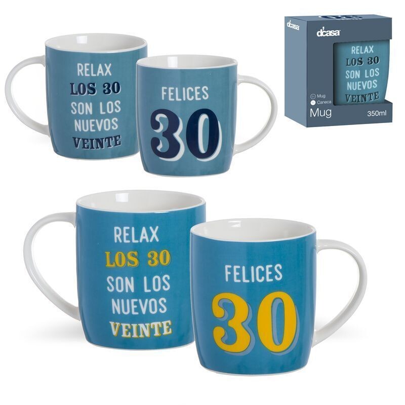 TAZA MUG 30 AÑOS